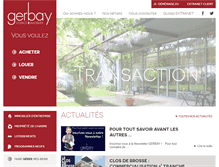 Tablet Screenshot of gerbay.fr